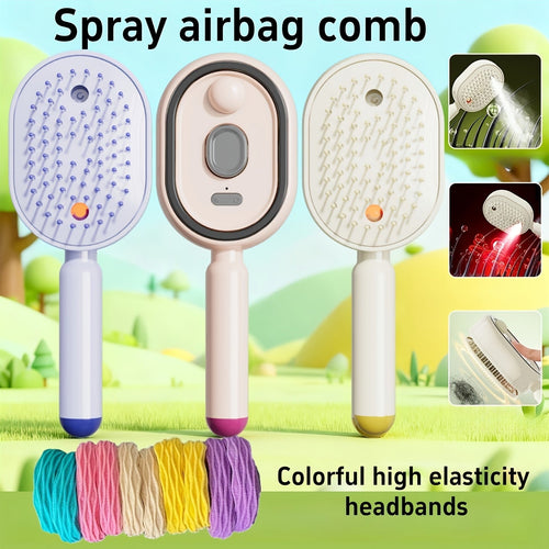 Air-Cushion Massagekamm mit Selbstreinigung und Anti-Frizz-Effekt