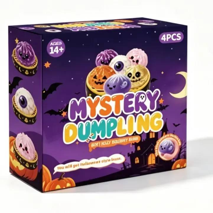 Halloween-Quetschspielzeug: Gruselig-süße Geister – Ideal als Party-Geschenk & Tütenfüller