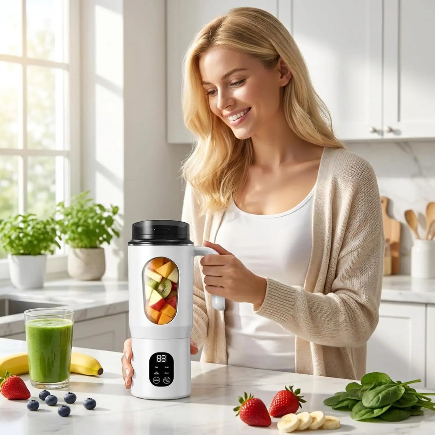 LED-USB-Juicer – wiederaufladbarer Smoothie-Mixer